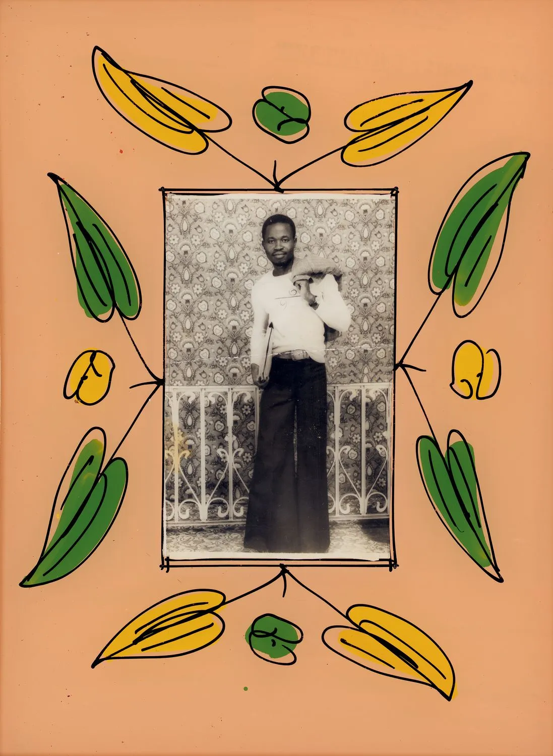 Malick Sidibé, Painted Frames, 2025