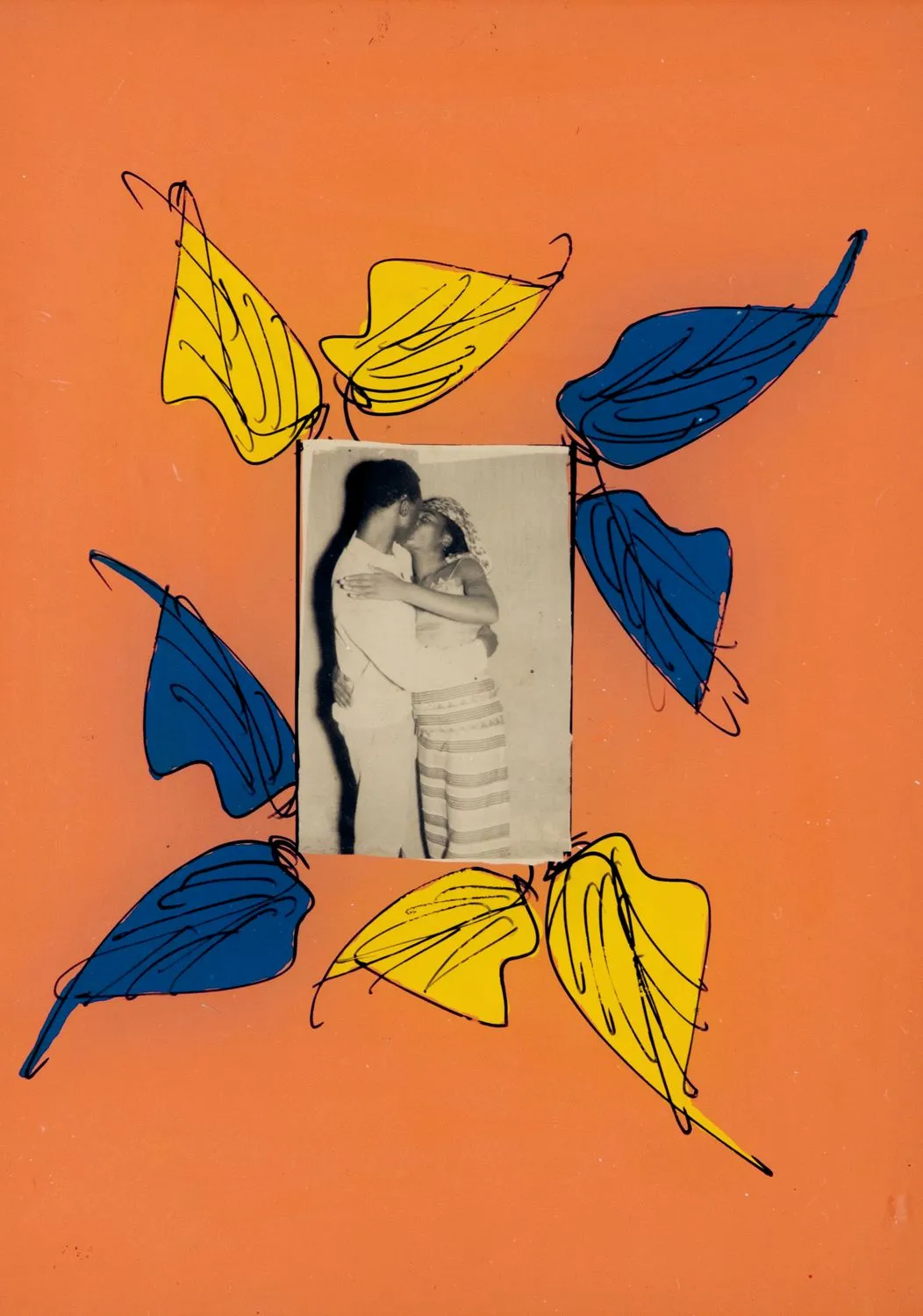 Malick Sidibé, Painted Frames, 2025