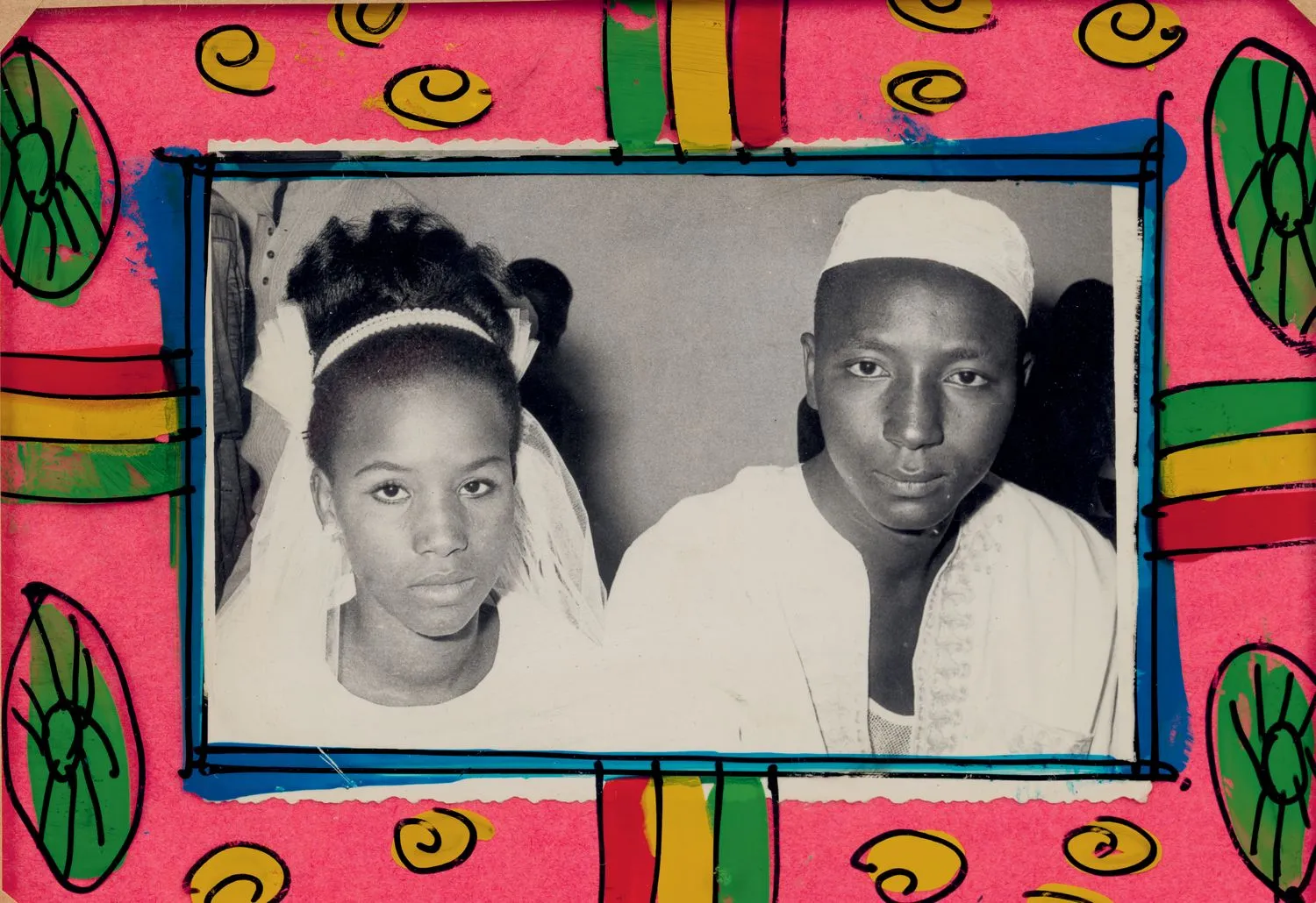 Malick Sidibé, Painted Frames, 2025