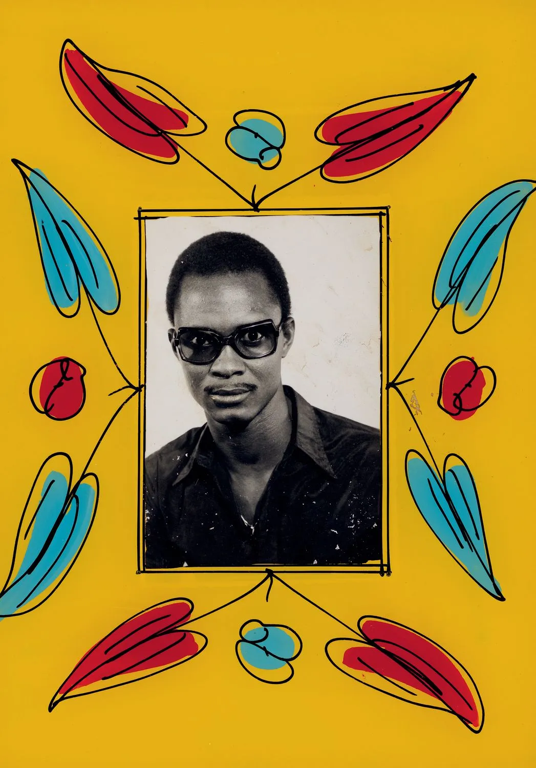 Malick Sidibé, Painted Frames, 2025