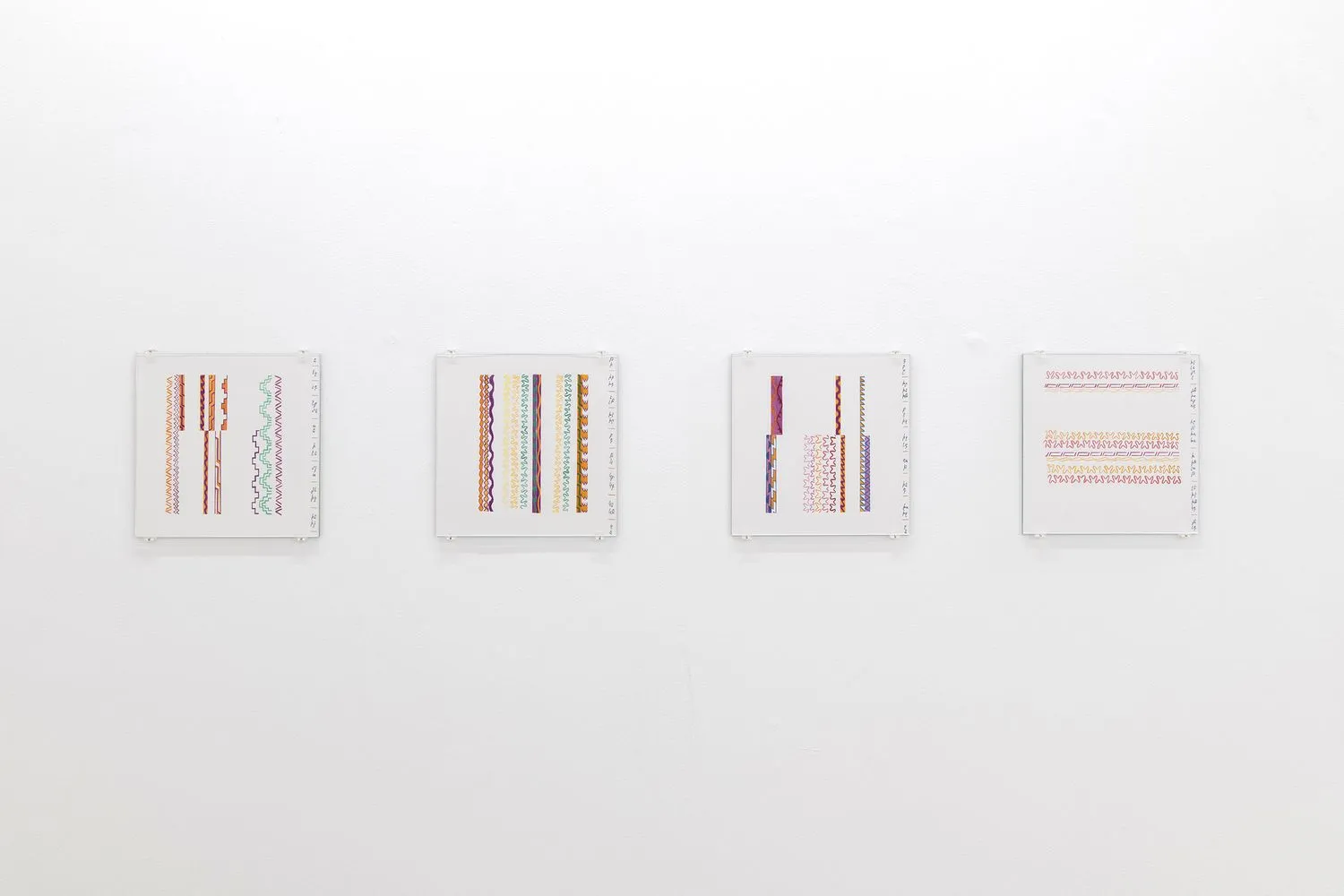 Installation view of I copied this page in one country and the other page in another land, Galerie Baronian, Brussels, 2023