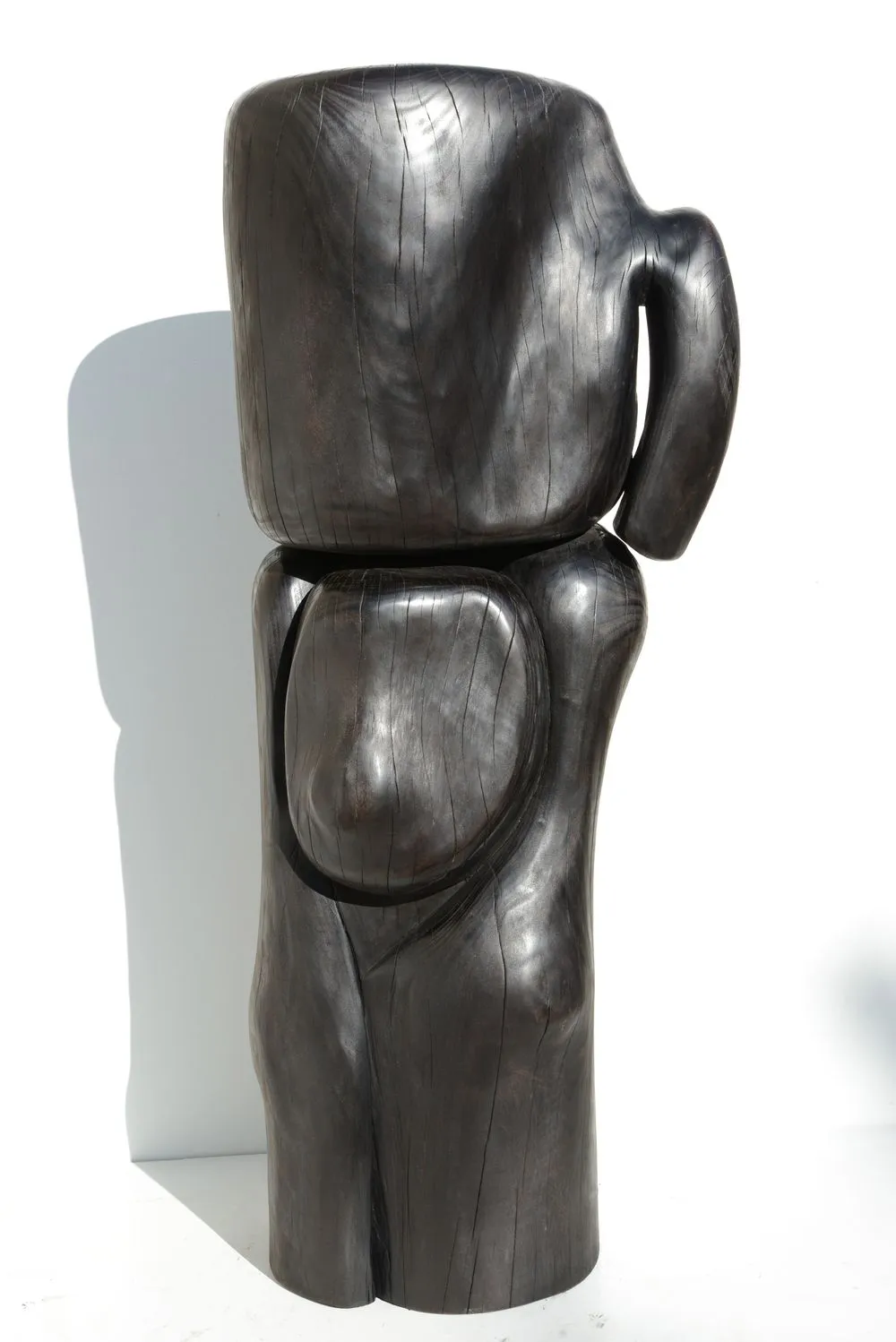 Nathalie, Wang Keping, Amour maternel, 2018