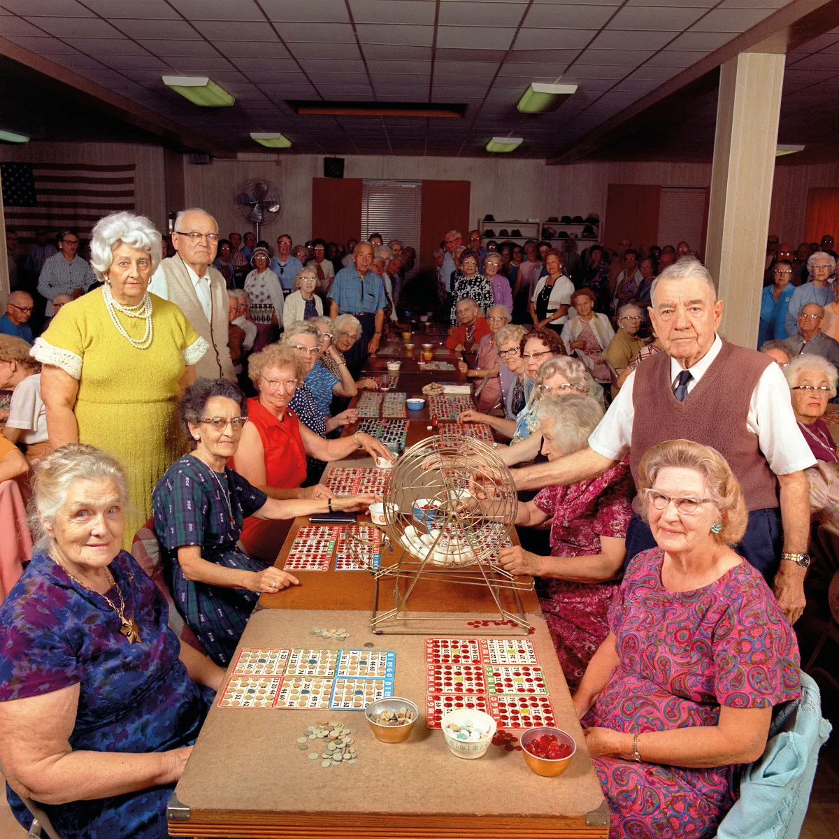Neal Slavin, Bingo Club of the St. Petersburg Shuffleboard and Duplicate Bridge Club, St. Petersburg, Florida, 1972-75