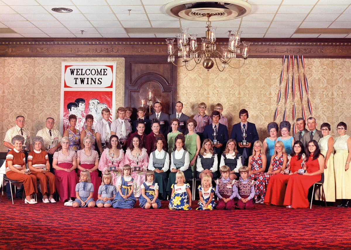 Neal Slavin, International Twins Association, Muncie, Indiana, 1972-75