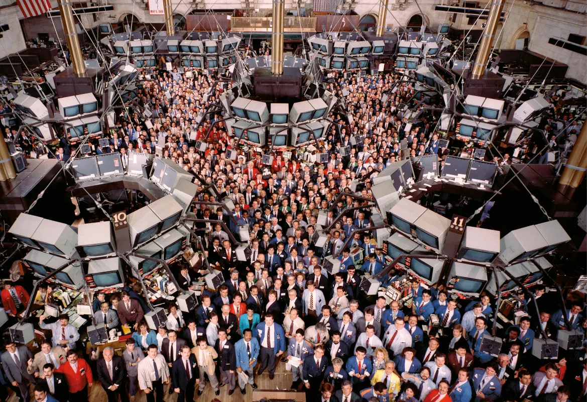 Neal Slavin, New York Stock Exchange, New York, New York, 1986