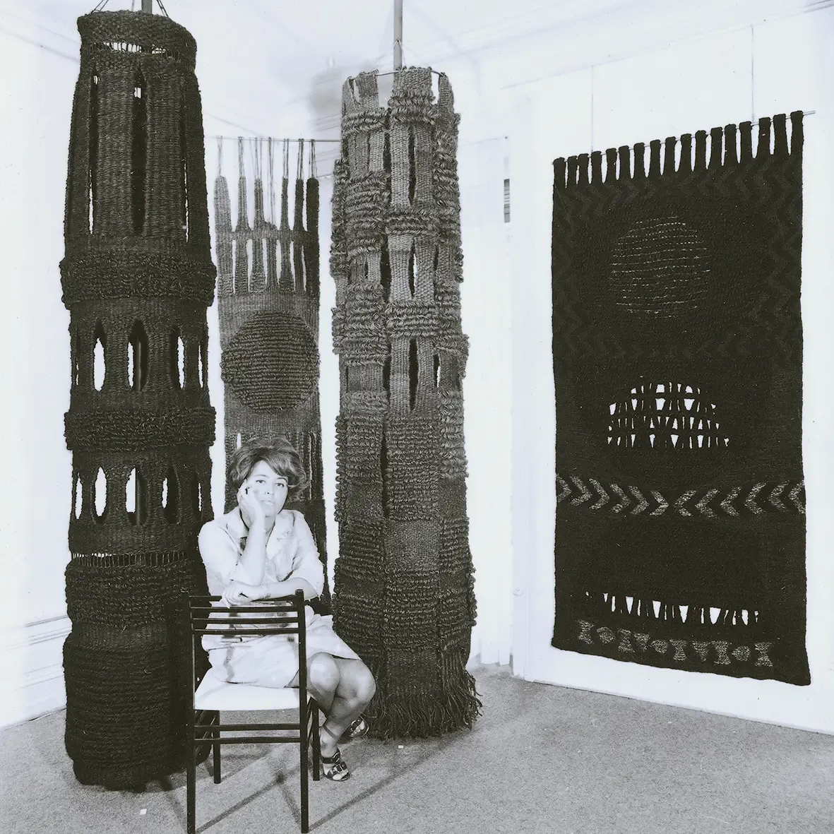 Portrait of Jagoda Buic at the Alice Pauli Gallery in 1969