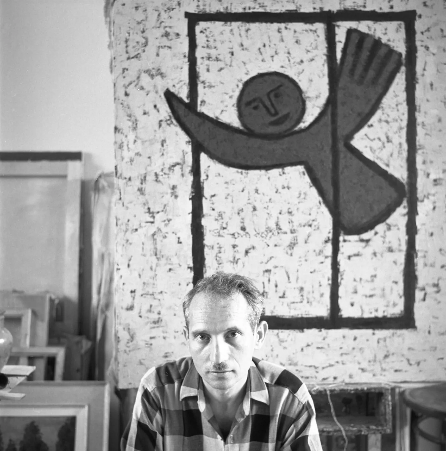 Portrait of Lazar Vujaklija. Photo: Tošo Dabac. The Archive Tošo Dabac (MSU, City of Zagreb)