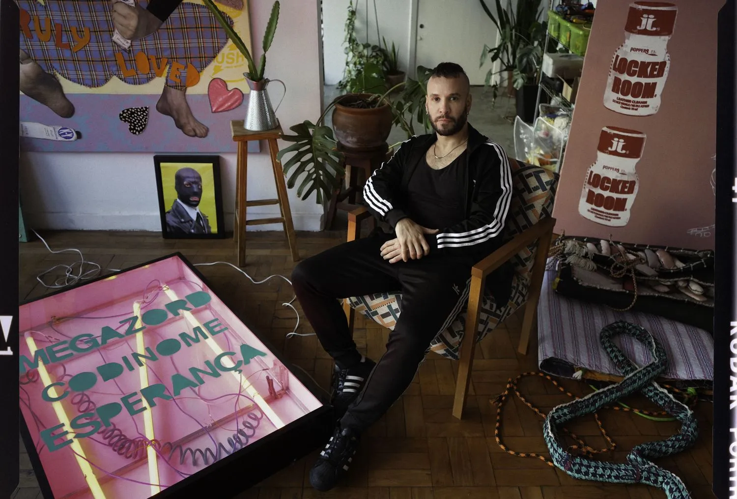Randolpho Lamonier in his studio