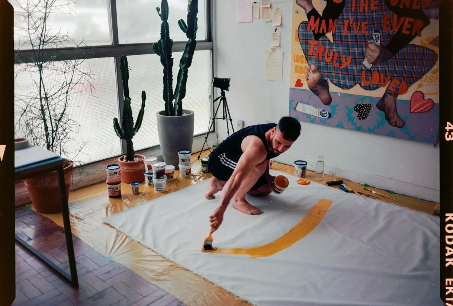 Randolpho Lamonier in his studio