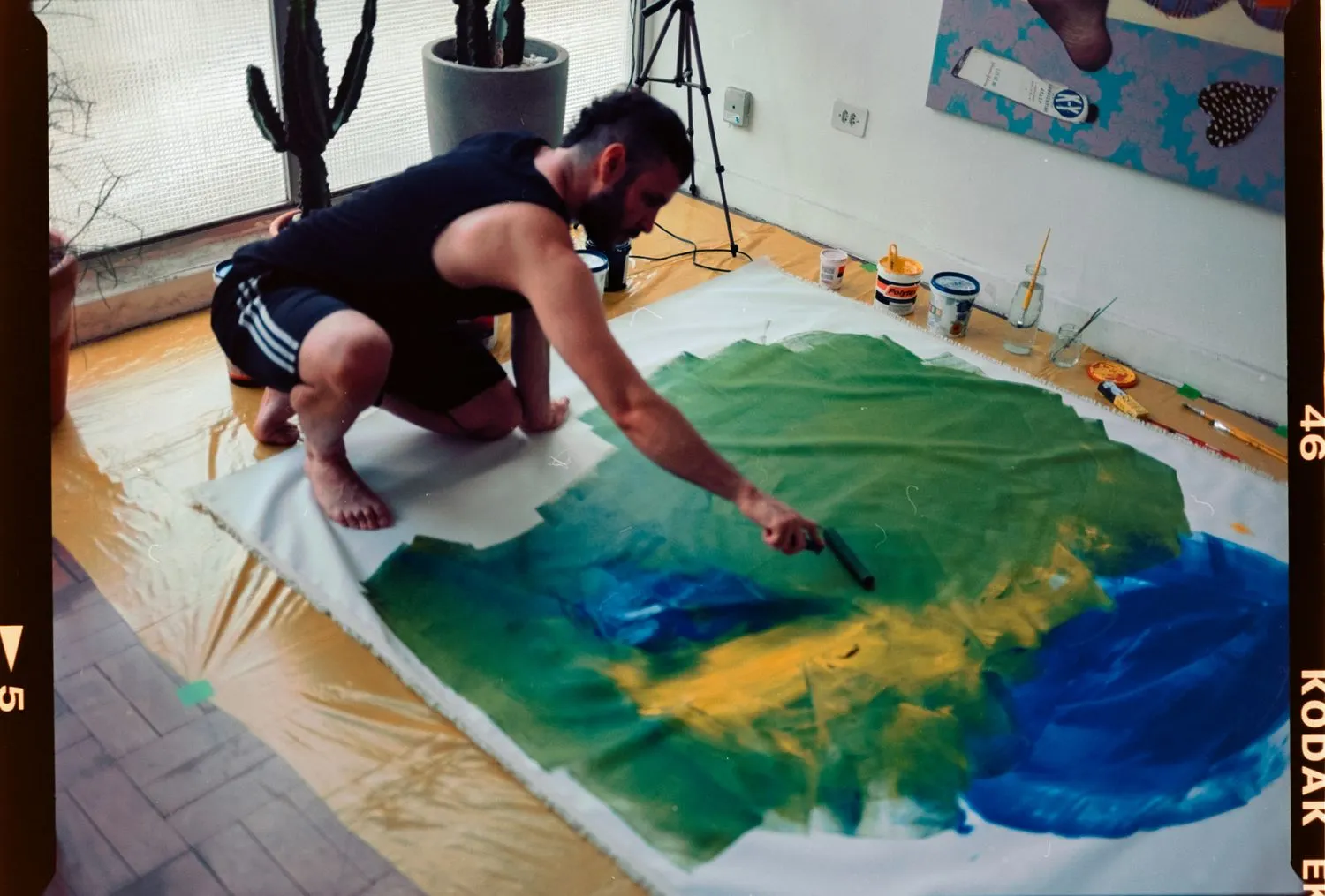 Randolpho Lamonier in his studio