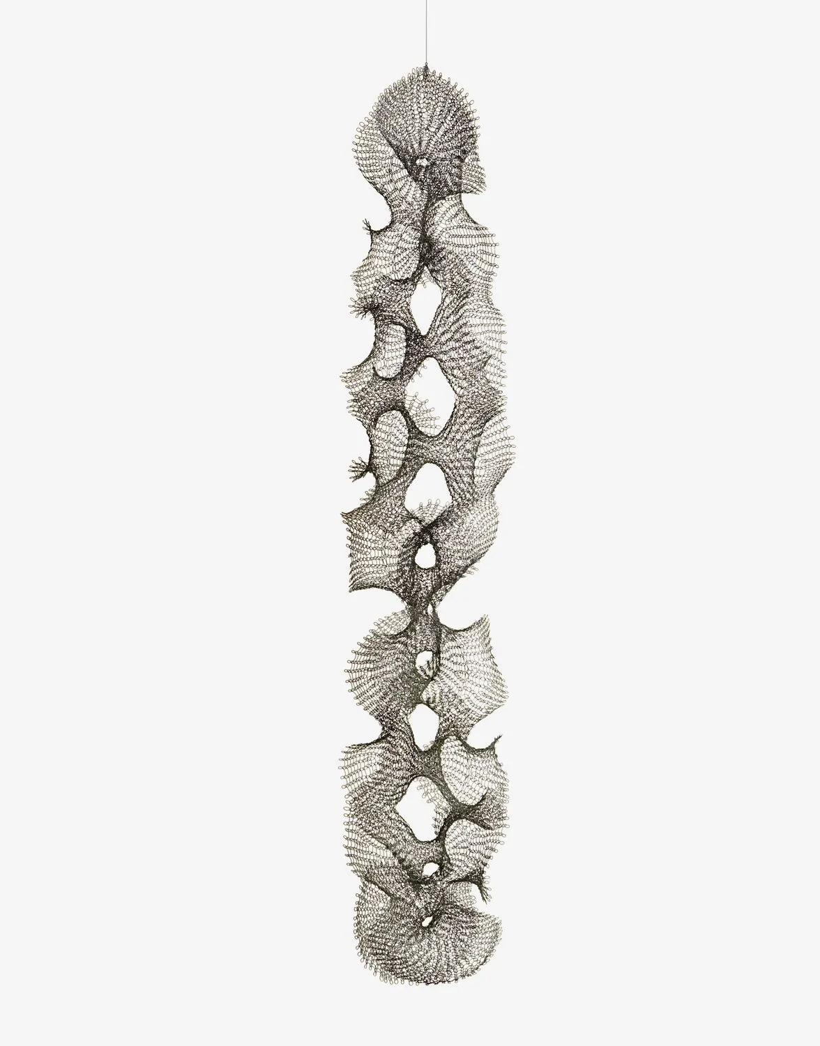 Ruth Asawa, Untitled (S.433, Hanging Nine Open Hyperbolic Shapes Joined Laterally), ca. 1958