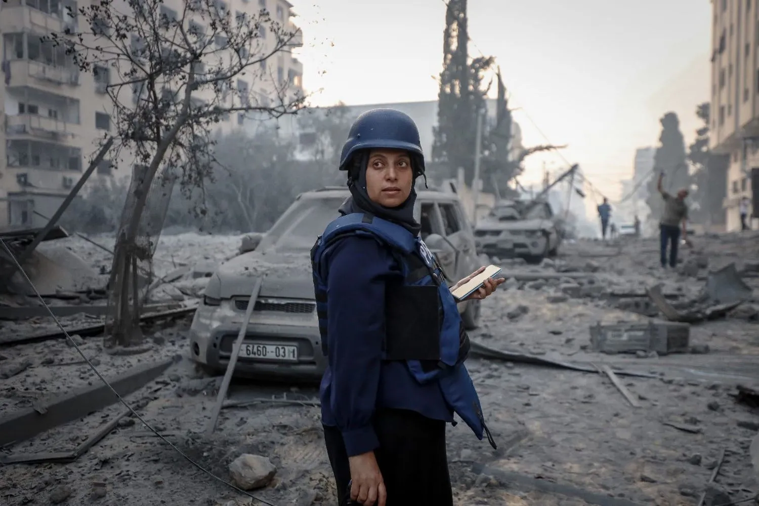 Samar Abu Elouf. Portrait by Amjad Al Fayoumi