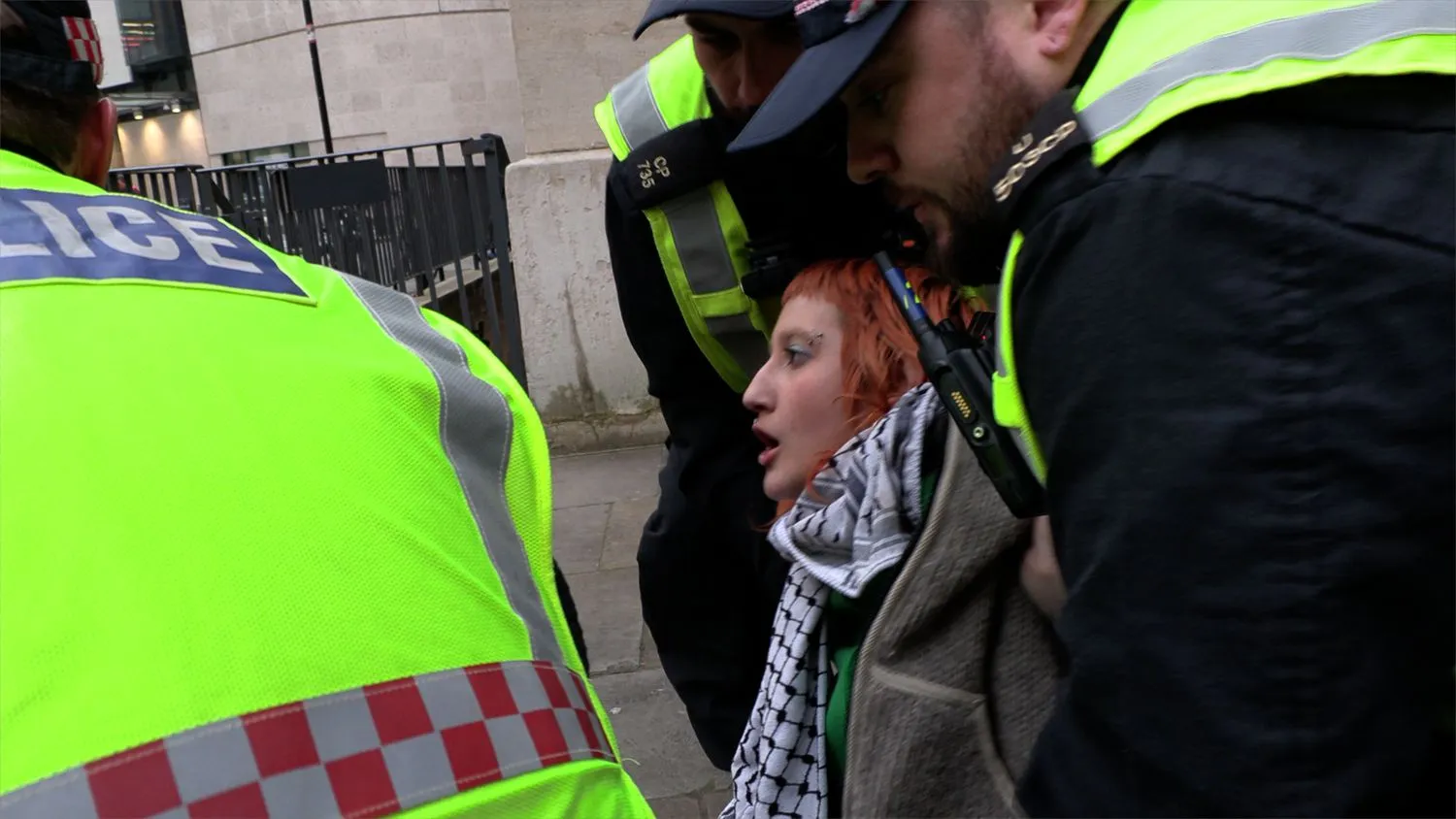 Still from Censoring Palestine, 2025