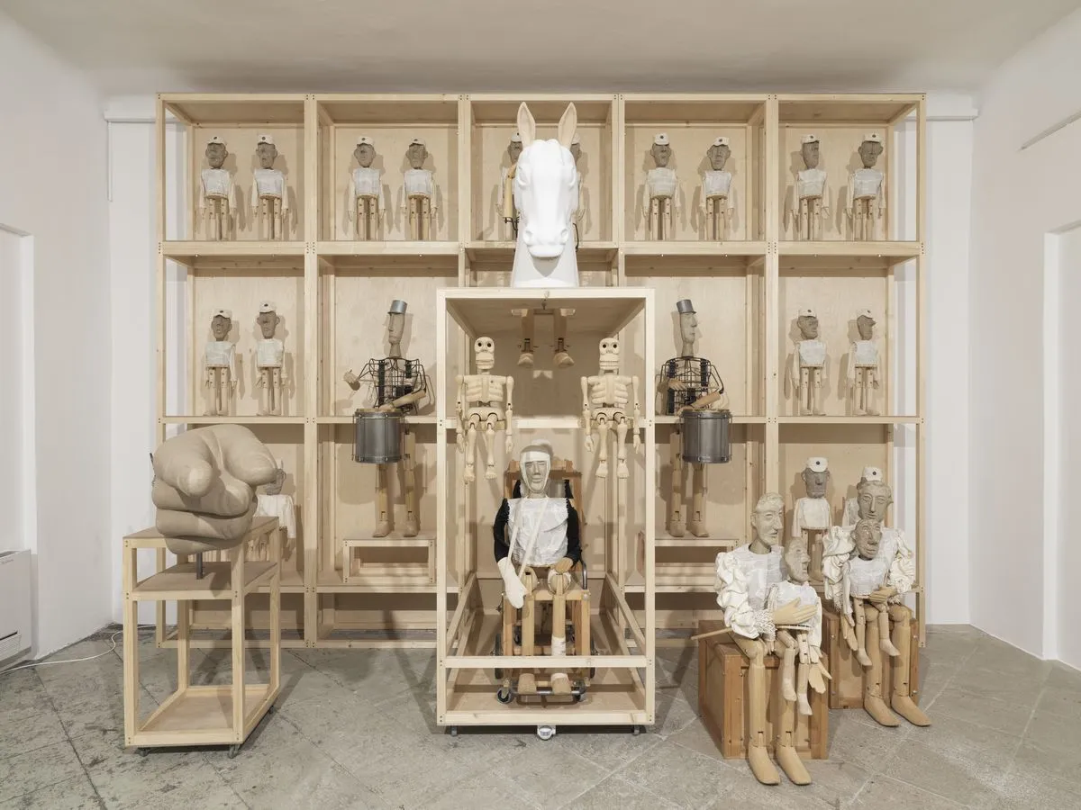 The 36th Ljubljana Biennale of Graphic Arts, MGLC Grad Tivoli, Silvan Omerzu, Mr Captain, 2025.