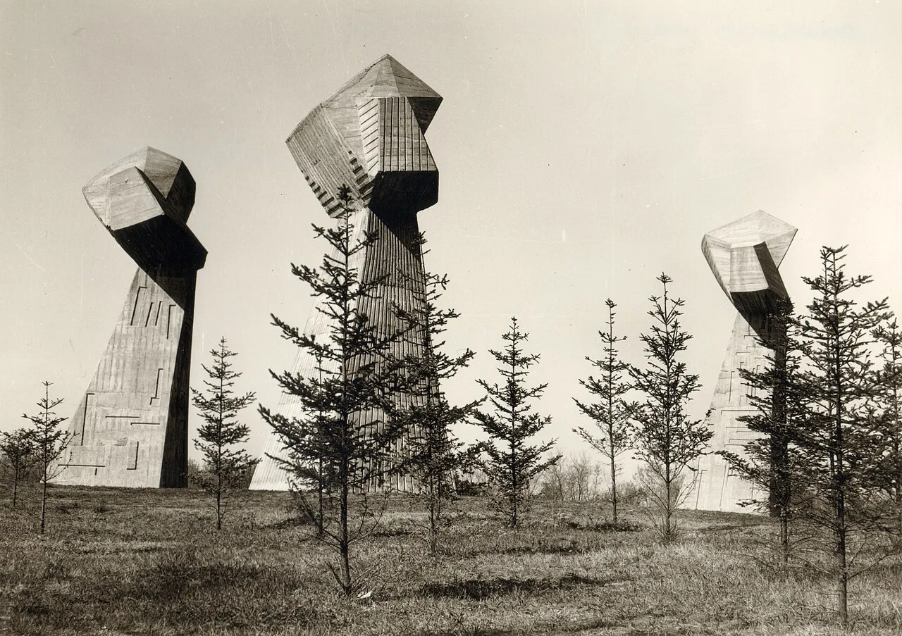 The Three Fists, Bubanj Memorial Park, Niš, 1966