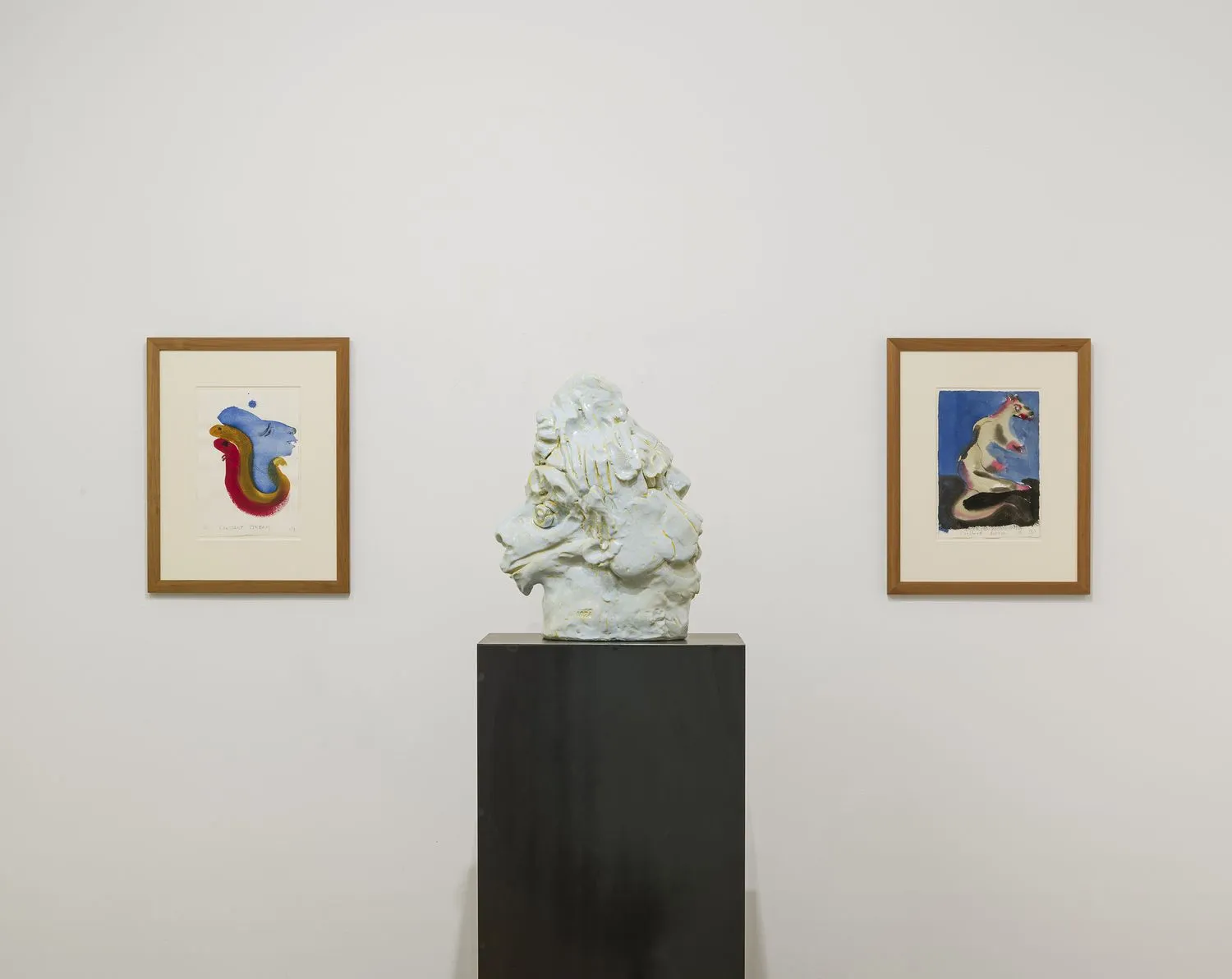 Thomas Schütte, Iroquois Double Head 7.10.24, 2024. Bernier Eliades Gallery