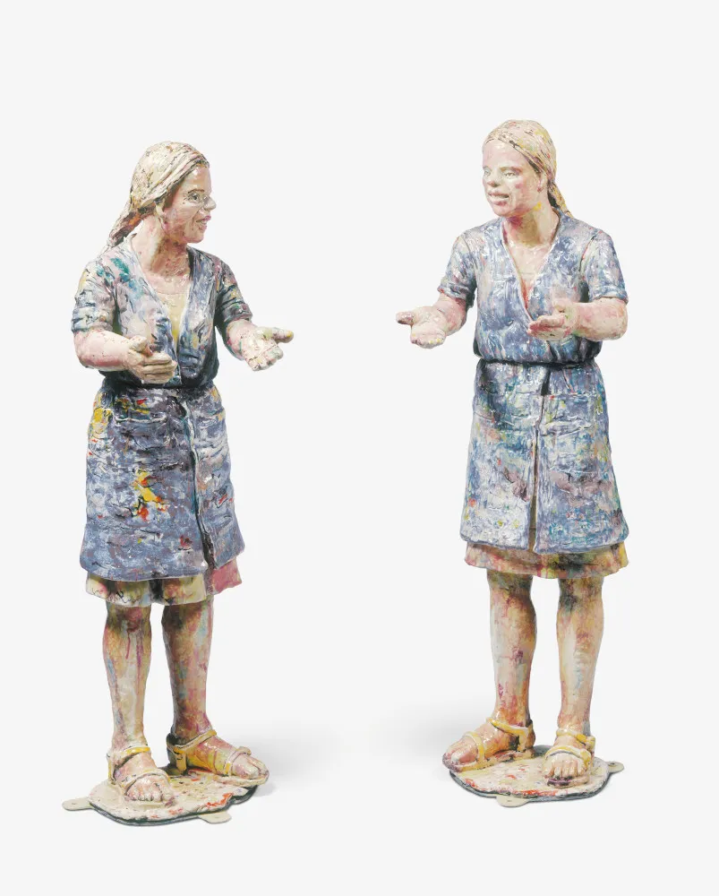 Viola Frey, Double Self, 1978.