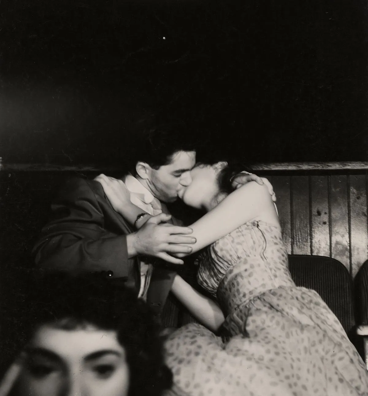 Weegee, Lovers at the movies, New York, ca. 1943