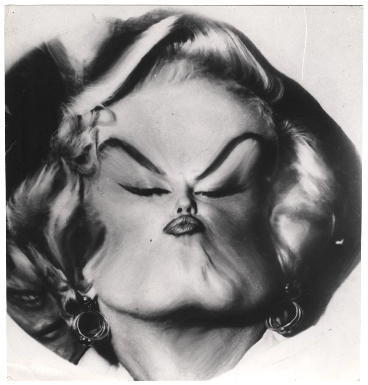Weegee, Marilyn Monroe distortion, ca.1962