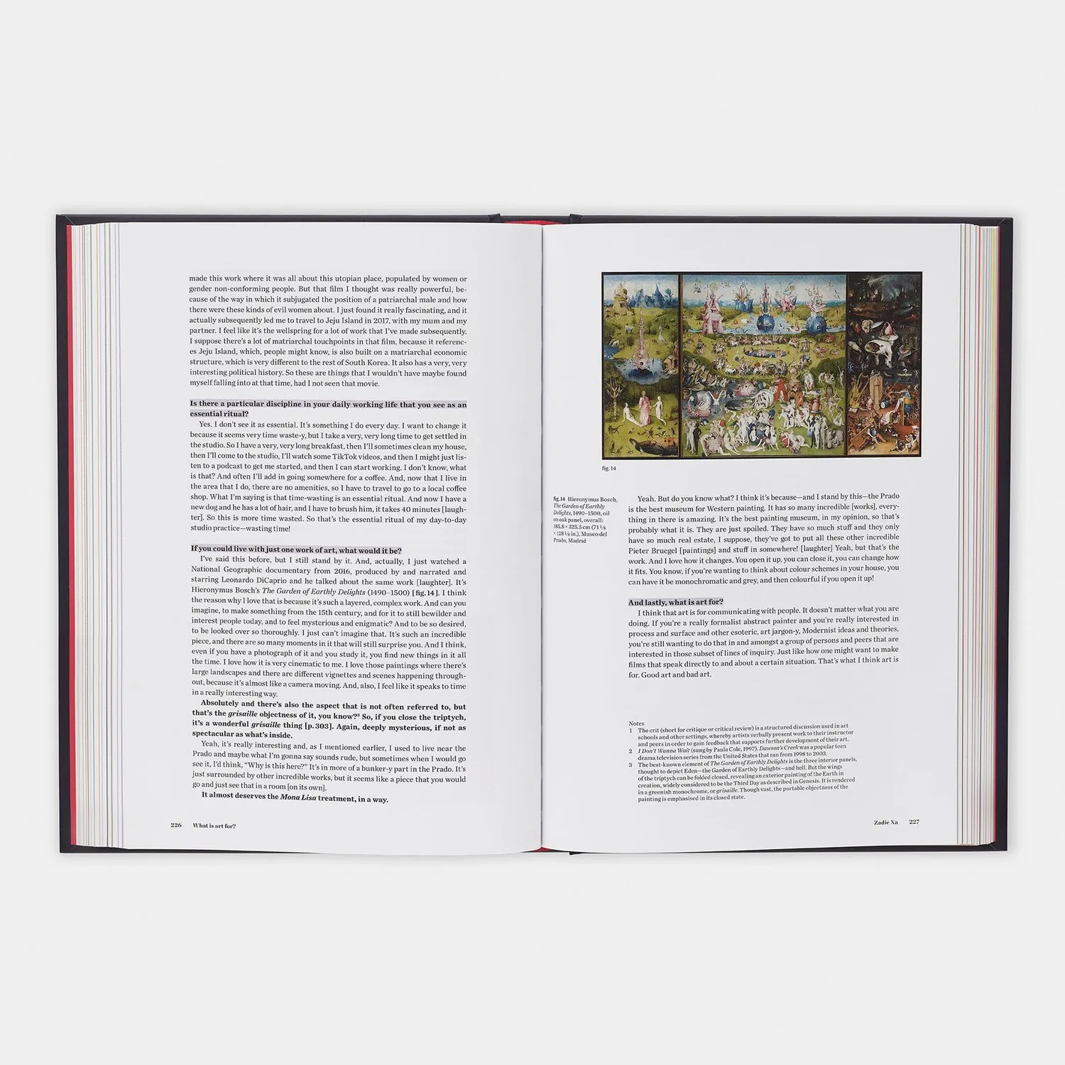 Ben Luke, What is art for? Contemporary artists on their influences, inspirations and disciplines. HENI Publishing